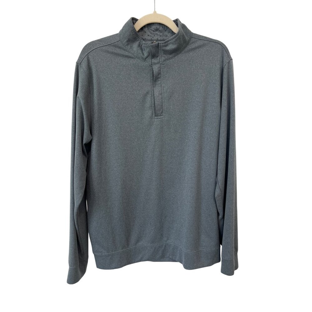 Swannies Quarter Zip Pullover Shirt Size Medium Blue Sports Activewear Golf